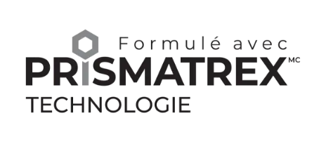 Formulé avec PRISMATREXMC TECHNOLOGIE